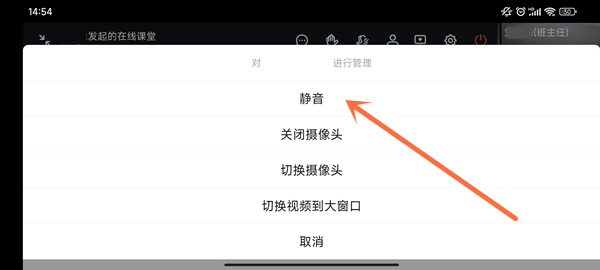 手机钉钉直播怎么静音